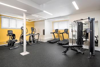 High-tech fitness center
